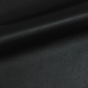 full grain aniline leather black