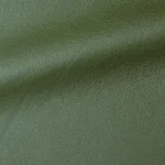 full grain aniline leather olive green