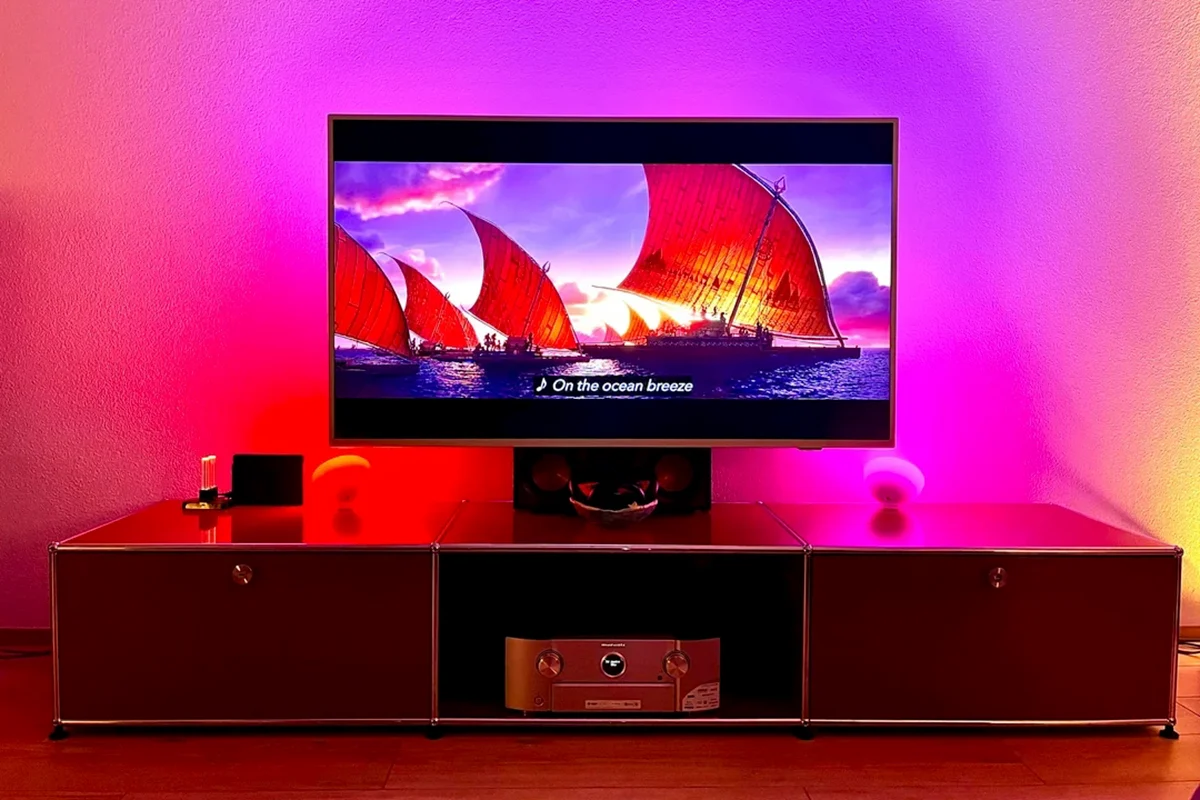 mid century modern tv stand