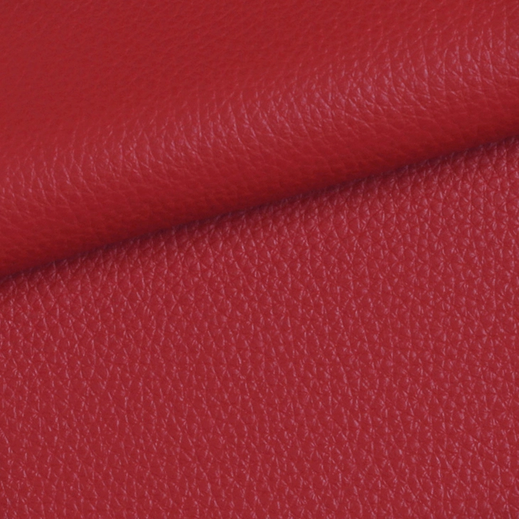 Semi-Aniline Leather Wine Red SA06