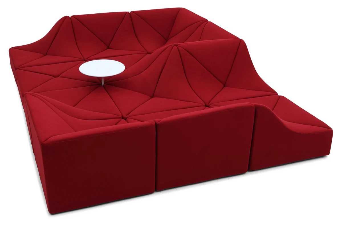 12 Pieces Fabric Sectional Sofa D - Image 4