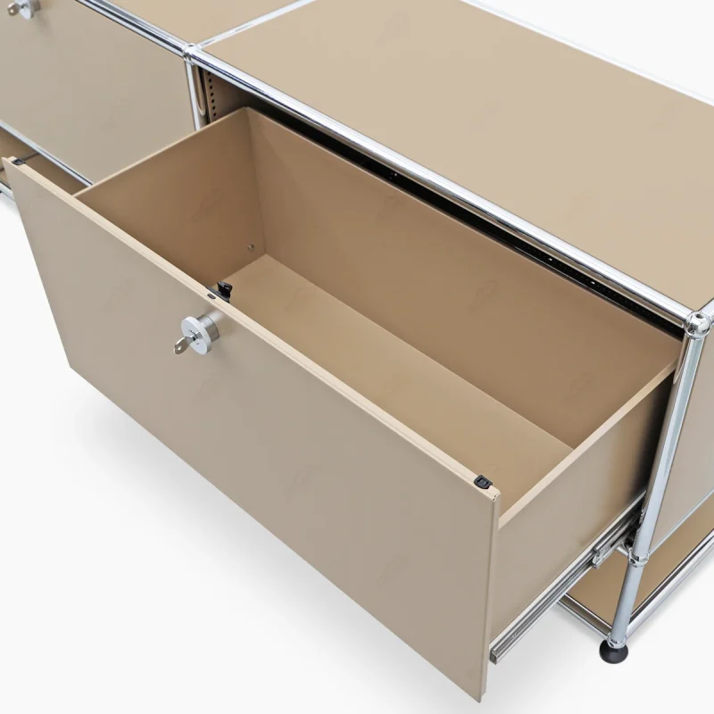 Extension door with metal box insert