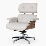 Cowhide Leather Eames Inspired Office Chair