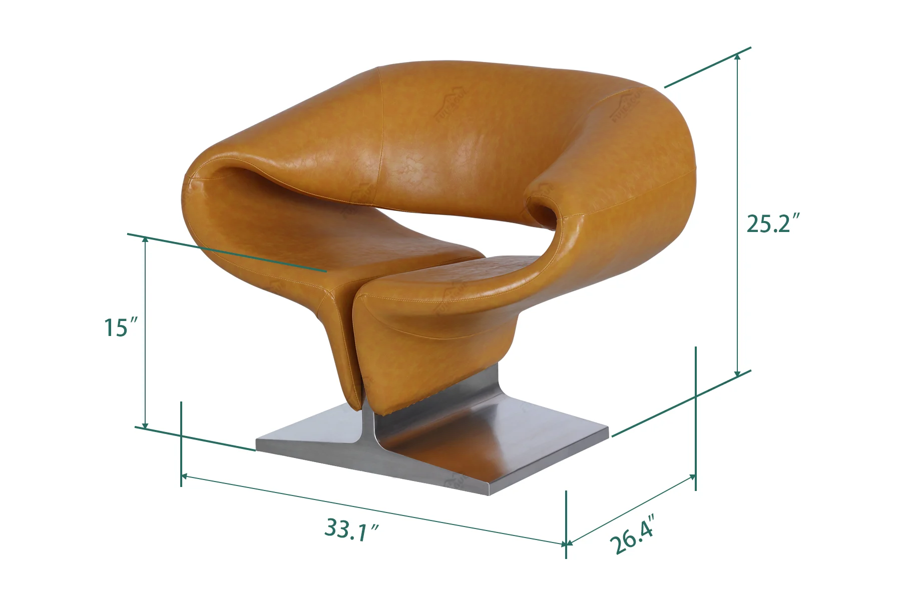 ribbon-inspired-leather-chair-cl349le01s-dimension