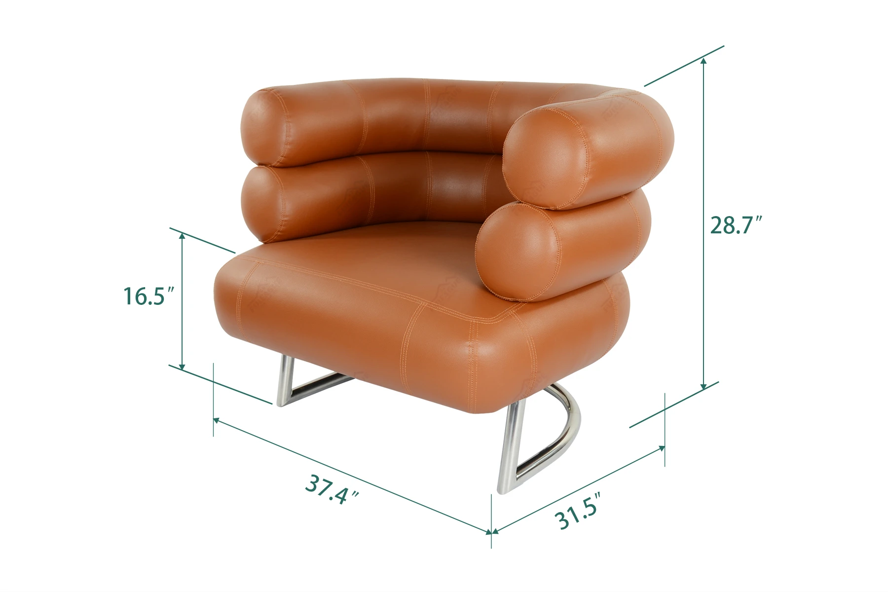 bibendum-inspired-leather-chair-cl022le01s-dimension